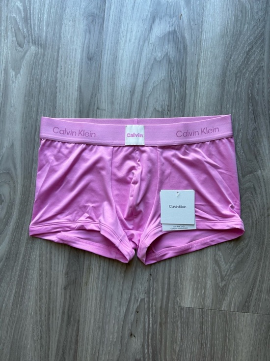 Calvin Klein Other - Calvin Klein | Icon Logo Microfiber Stretch Low Rise Trunk in Pink (Small)